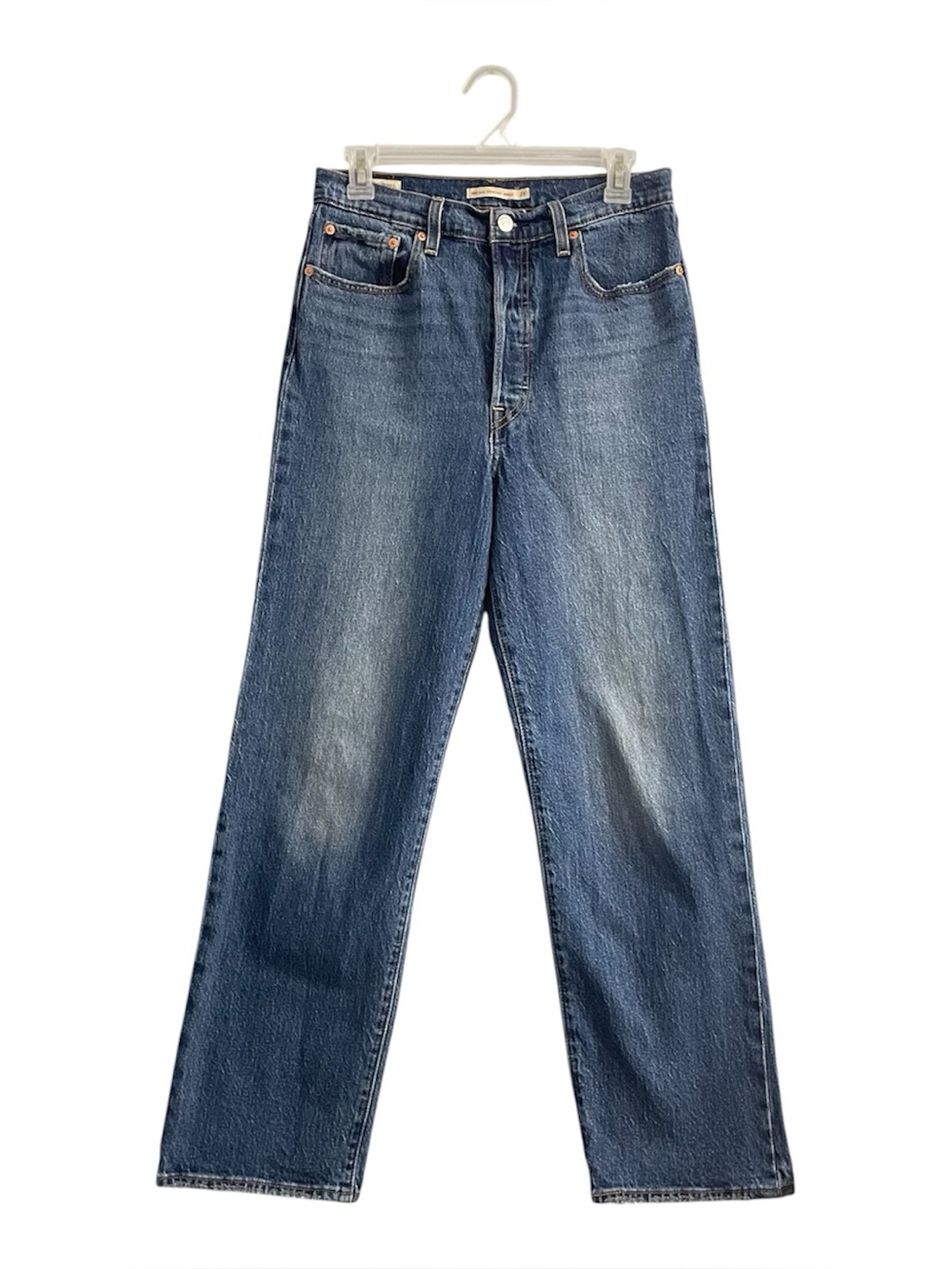 Levi’s premium Ribcage straight jeans button fly rigid denim size 29